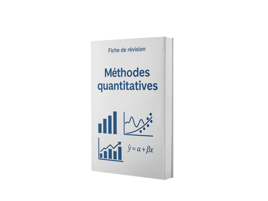 Fiche de révision – Méthodes quantitatives