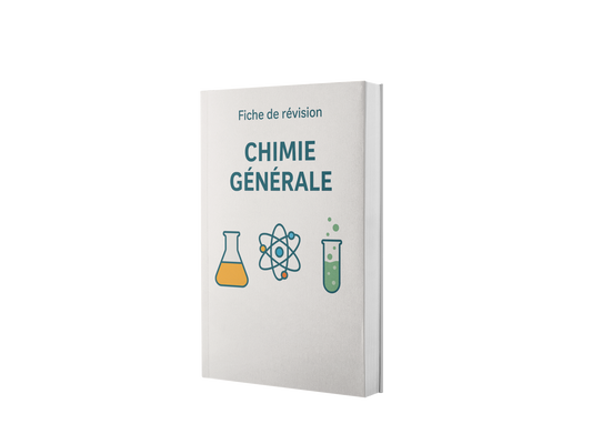 Fiche de révision – Chimie générale